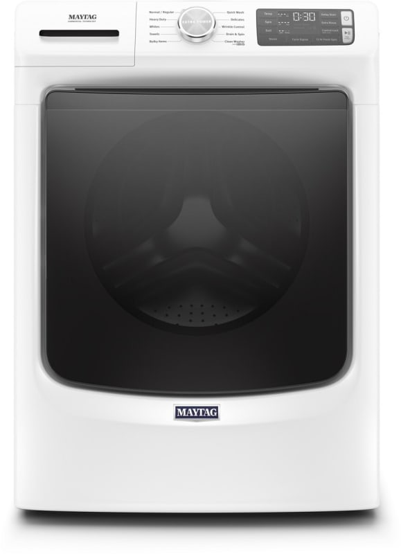 Maytag 4.5 cu. ft. Front Load Washer with Fresh Hold Option, Steam Option, ENERGY STAR (White)