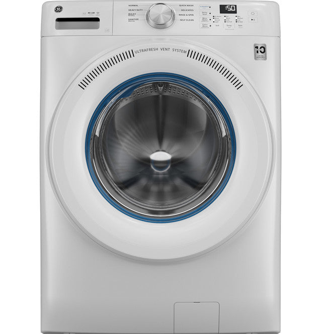 GE ENERGY STAR 4.6 cu. ft. Capacity Smart Front Load Washer with UltraFresh Vent System with OdorBlock
