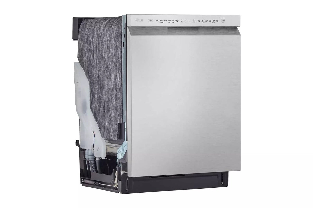 LG 24 Inch Wide QuadWash Front Control Dishwasher - Stainless Steel
