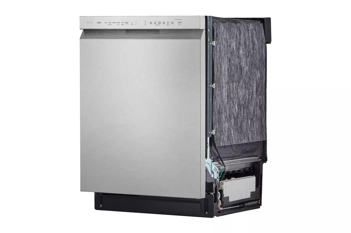 LG 24 Inch Wide QuadWash Front Control Dishwasher - Stainless Steel