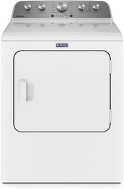 Maytag 7 cu. ft. Steam-Enhanced Electric Dryer with Extra Power, Moisture Sensing (White)