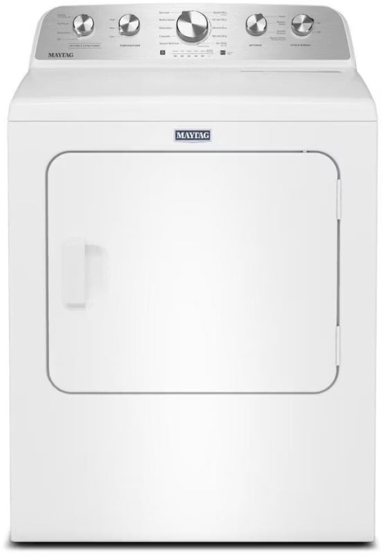 Maytag Pet Pro 7.0 cu. ft. Electric Top Load Dryer with Moisture Sensing, Quick Dry Cycle (White)