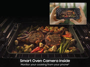 Samsung Bespoke Slide-in Gas Range Smart Oven Camera | Illuminated Precision Knobs 6.3 cu.ft.