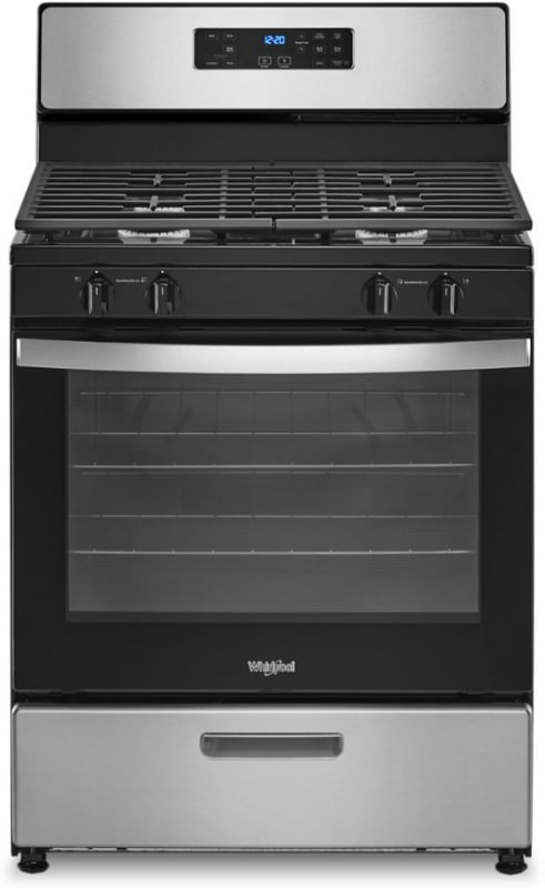 Whirlpool 30 in. Freestanding Gas Range with SpeedHeat Burners, Frozen Bake, Sabbath Mode
