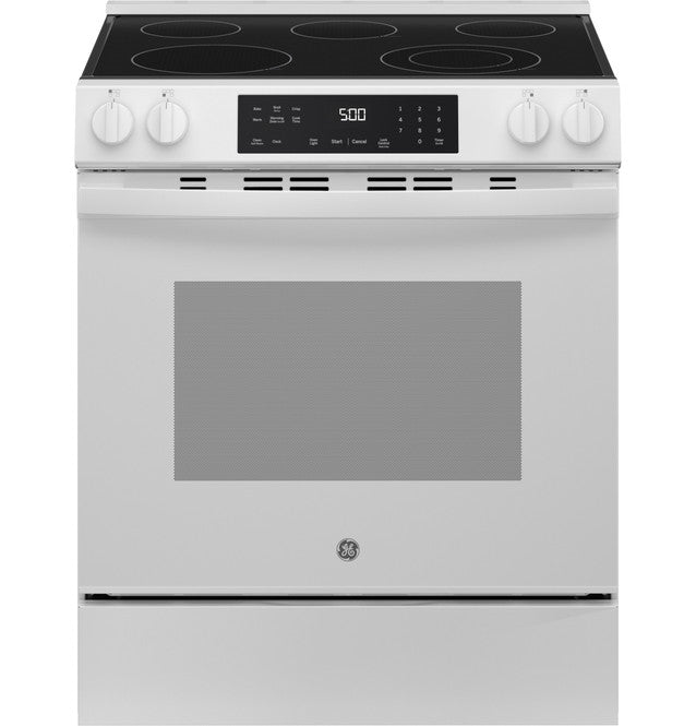 GE ENERGY STAR 30" Slide-In Electric Range with Crisp Mode